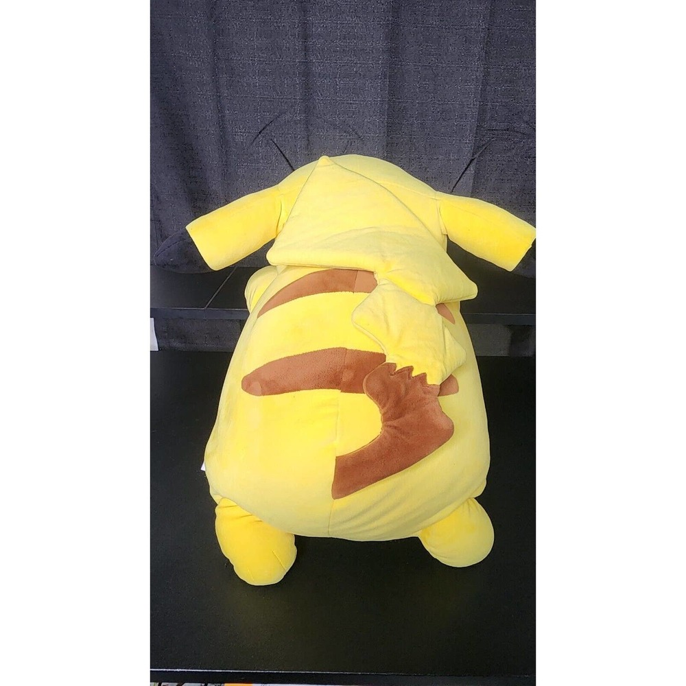Pokemon 18” Sleeping Pikachu Soft Jumbo Large Plush Pillow Buddy, - Picture 4 of 6